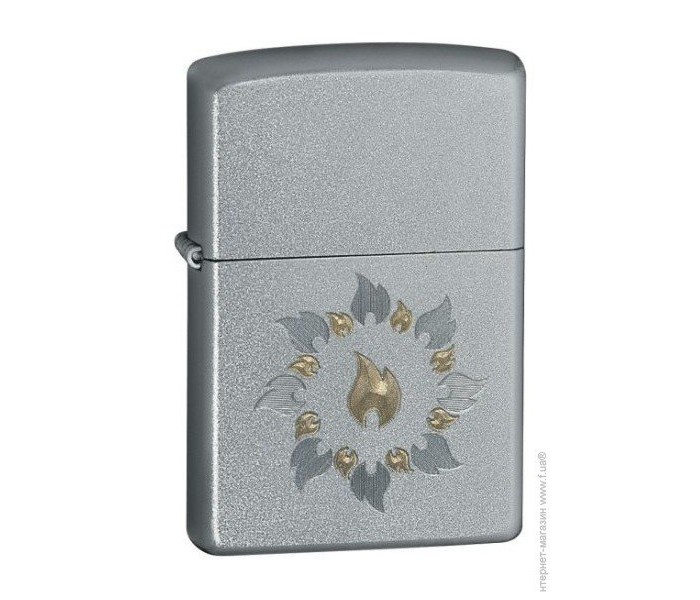 Zippo 21192 205 Ring of Fire Lighter Silver - Zoom Image