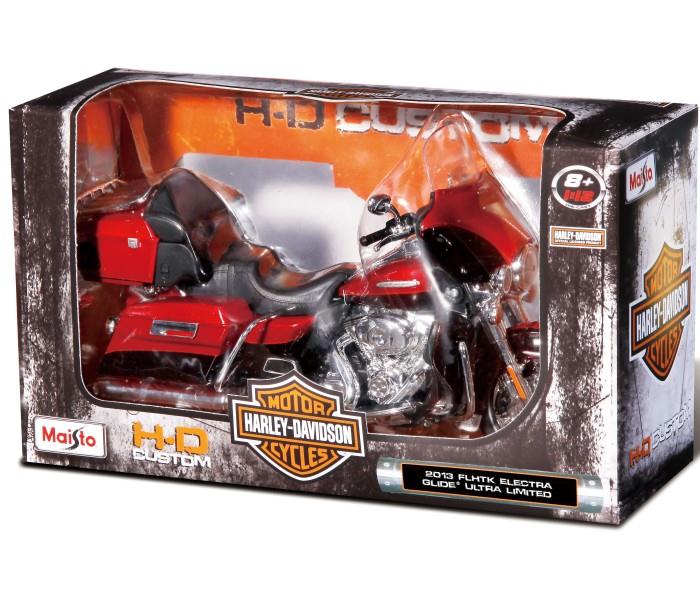 Maisto Tech 32320 1:12 H-D Motorcycles Assorted Red - Zoom Image