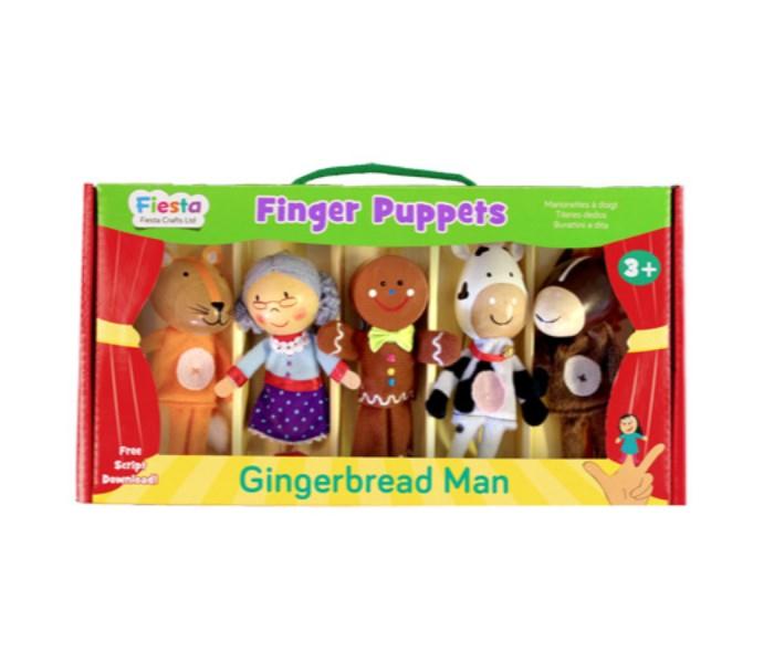 Fiesta Crafts T-2770 Gingerbread Man Assorted, Set of 5 - Zoom Image 2