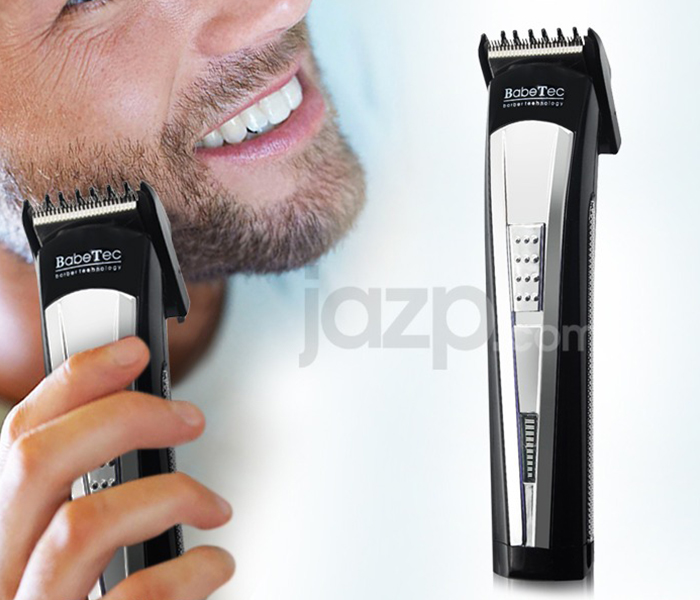 Babe Tec BT-1800 Smooth and Pefect Hair Trimmer - Black & Silver - Zoom Image 1