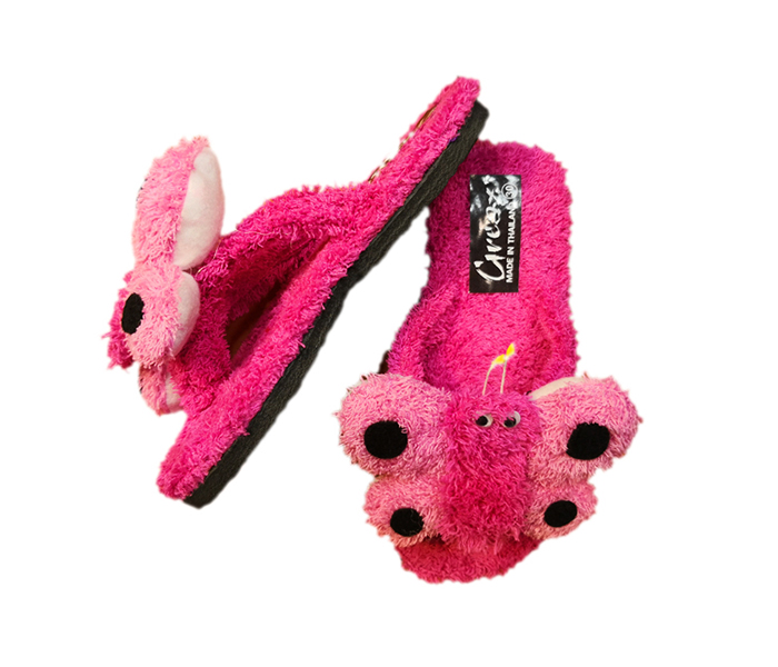 Greax KFV 21 EU32 Flip Flop Slippers for Kids - Dark Pink - Zoom Image