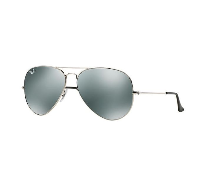 Ray-Ban 0RB3025 003/40 Aviator Silver Frame & Light Grey Gradient Mirrored Sunglasses for Unisex - Zoom Image