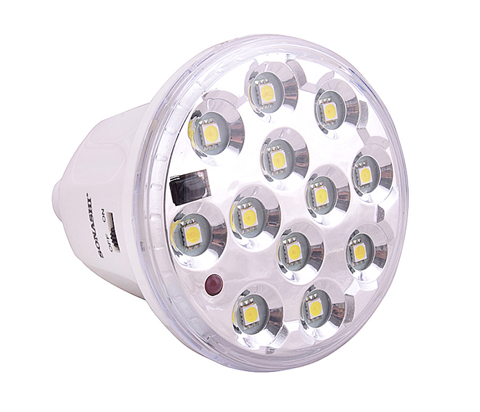 Sonashi SRB-121-R 12 Piece Rechargeable LED Pin Type Bulb with Remote Control - White - Zoom Image 3