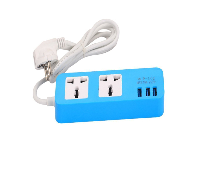 Extension Cord with 3 USB Port & 2 Sockets - Zoom Image 2