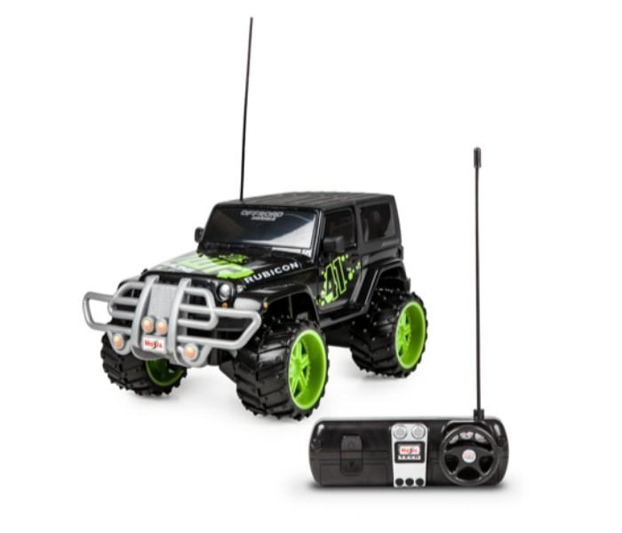 Maisto Tech 82069 Remote Control 1:16 Off Road Jeep Wrangler Rubicon Green and Black - Zoom Image 3