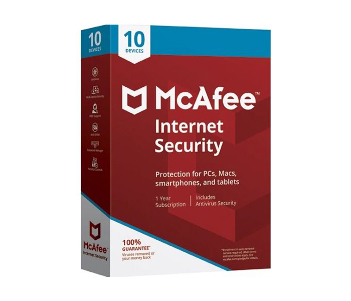 McAfee Internet Security - 10 Users - Zoom Image