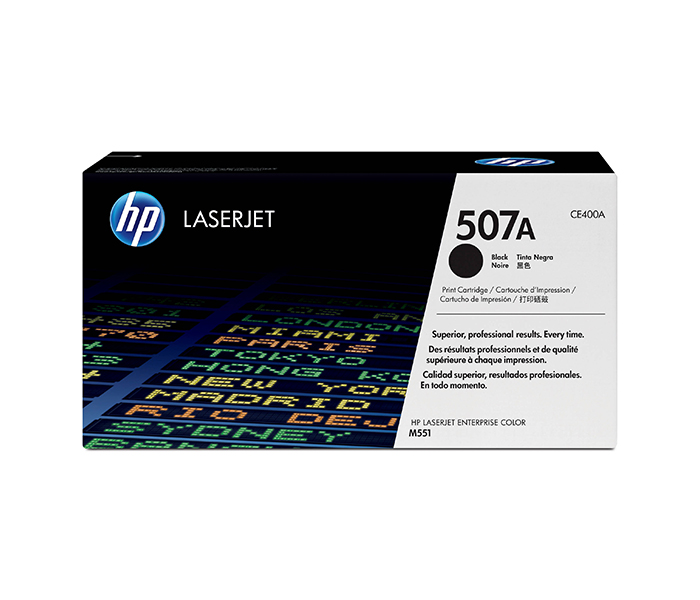 HP 507A Original LaserJet Toner Cartridge - Black (CE400A) - Zoom Image