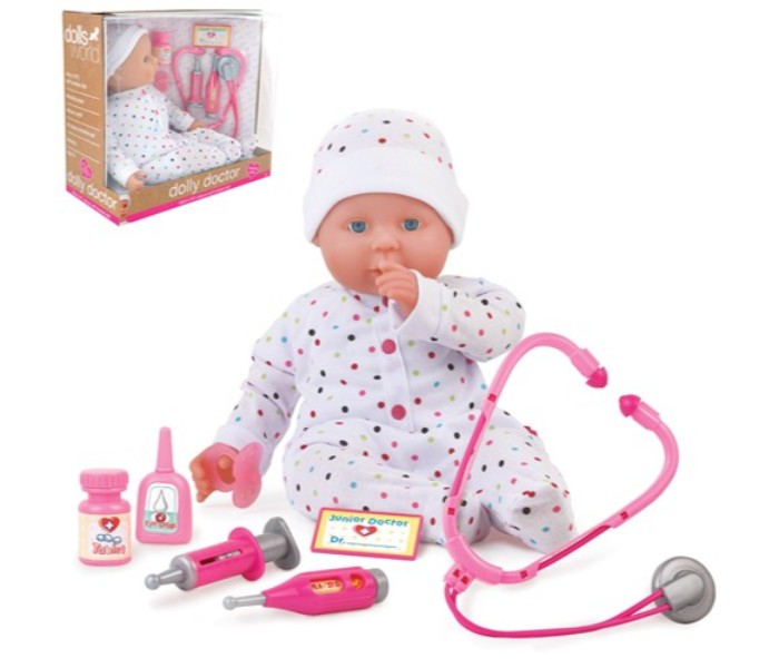 Dolls World 8739 Dolly Doctor 46 cm White - Zoom Image