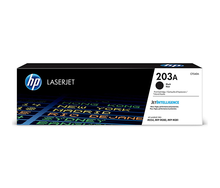 HP 203A Original LaserJet Toner - Black (CF540A) - Zoom Image