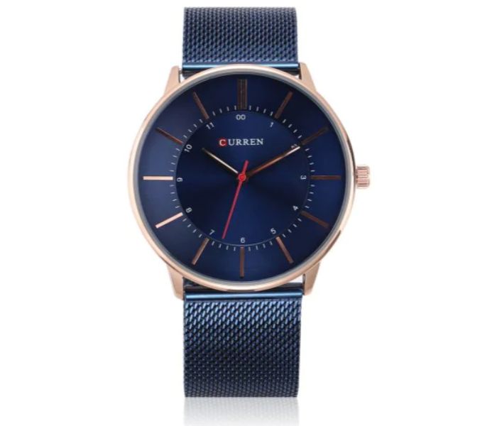 Curren 8303 Analog Quartz Watch For Men Blue - Zoom Image 3