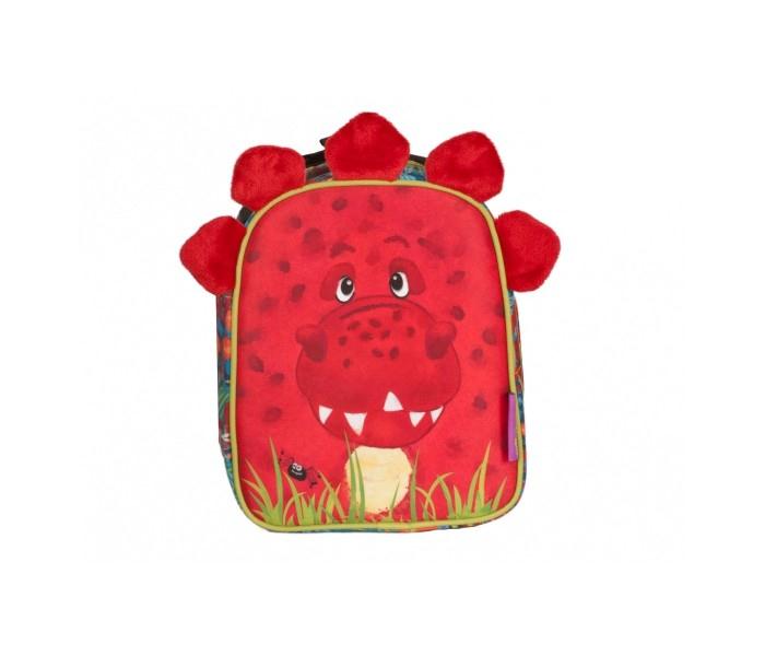 Okiedog 86022 Wildpack Junior Lunch Bag Dinosaur W-Eva Front For Unisex Red & Blue - Zoom Image 2