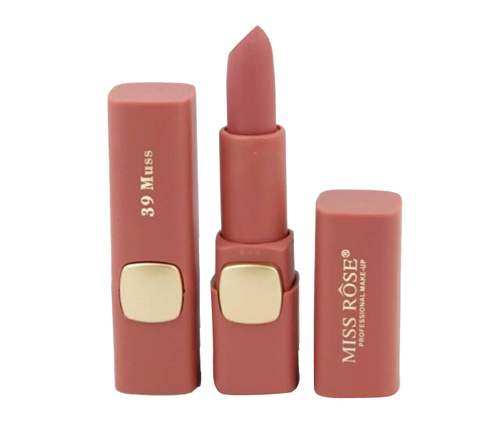 Miss Rose 7301-043M72 Matte Waterproof Lips Moisturizing Easy To Wear Gloss Lipstick 39 Muss - Zoom Image