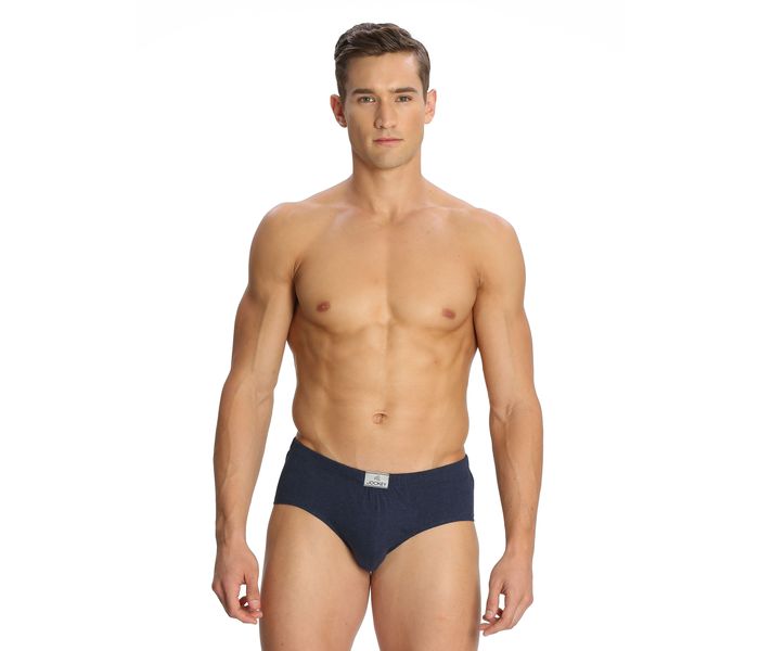 Jockey 8035-0310 Modern Classic Poco Brief Ink Blue Melange/L - 3 Pieces Pack - Zoom Image