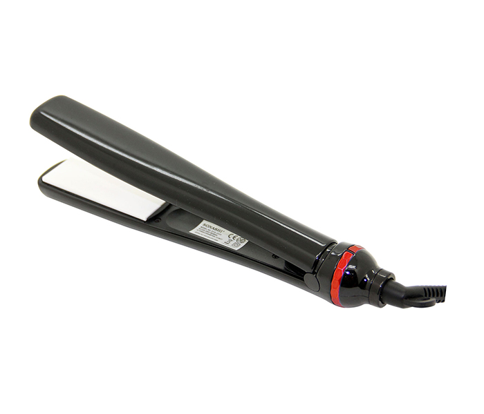 Sonashi SHS-2024 Ceramic Hair Straightener, Black & Red - Zoom Image 1