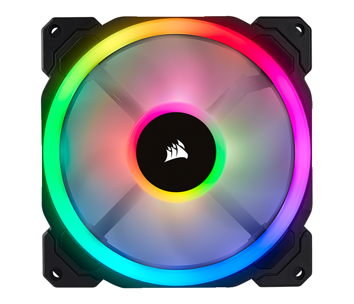 Corsair CO-9050073-WW LL140 RGB 140mm Dual Light Loop RGB LED PWM Fan - Black - Zoom Image 7