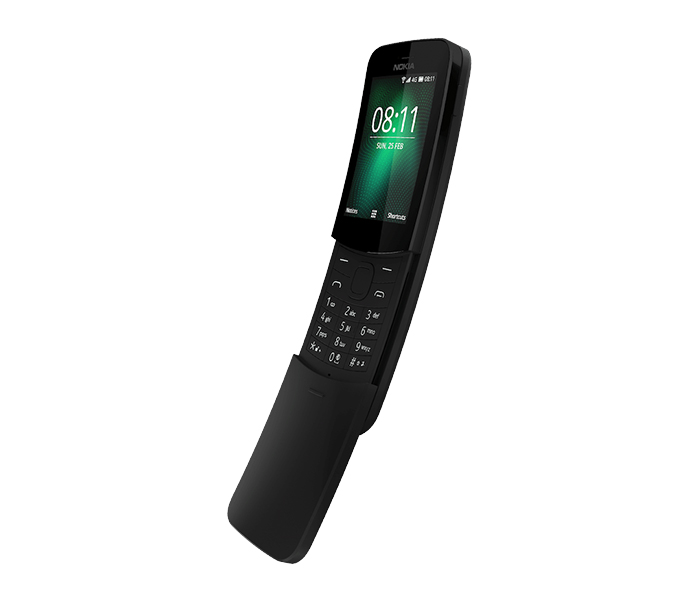 Nokia 8110 512MB RAM 4GB Storage Mobile Phone - Black - Zoom Image 2