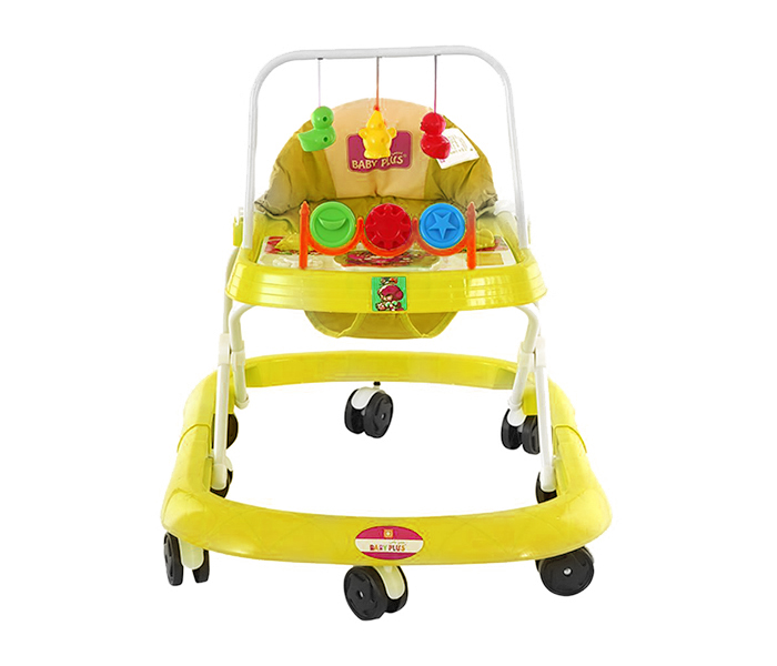 Baby Plus BP6006W Collapsible Baby Walker - Yellow - Zoom Image 1