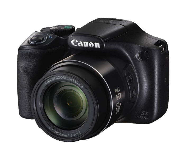 Canon SX540 HS 20.3 MP Powershot Digital Camera - Black - Zoom Image 4