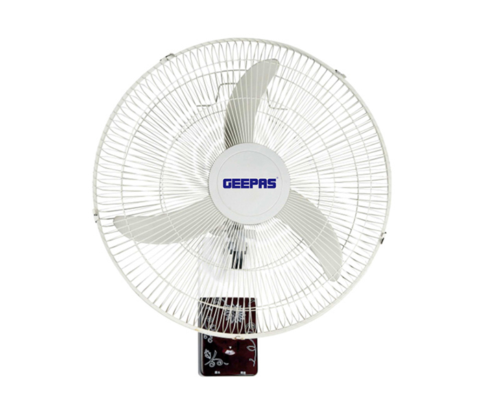 Geepas GF9427 18-inch 3 Speed Wall Fan - White - Zoom Image