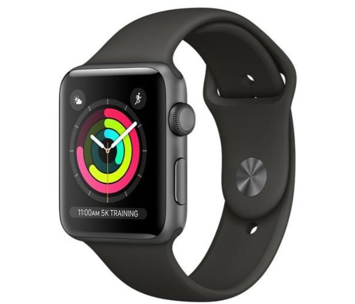 Apple Watch MTF32 Series 3 (GPS) - 42mm Aluminum Case with Sport Band - Grey - Zoom Image 2