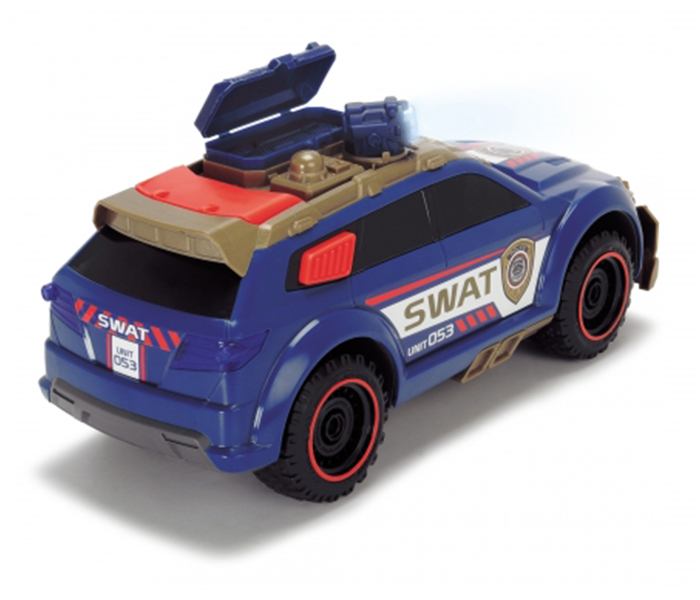 Dickie 203308380 33CM Action Series City Protector Swat Emergency Vehicle with Free Wheel - Blue - Zoom Image 3