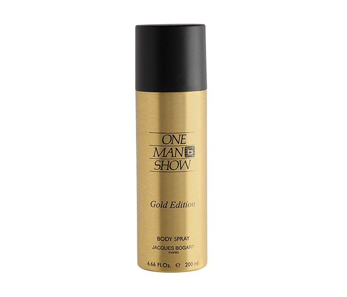 Jaques Bogart One Man Show Gold Edition Body Spray for Men - 200ml - Zoom Image