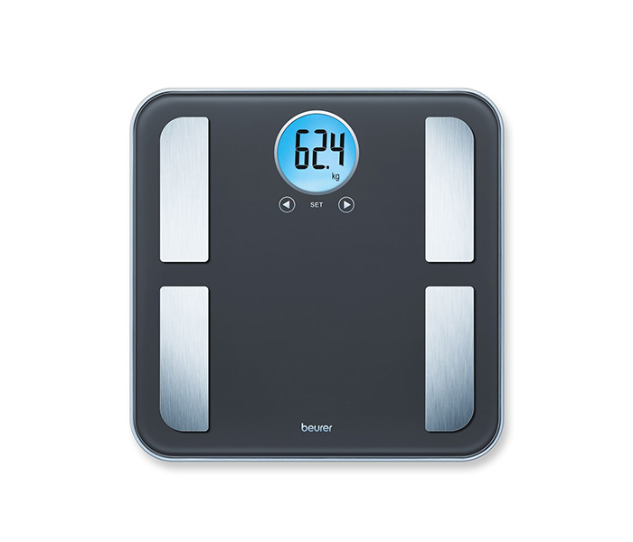 Beurer BF 195 Diagnostic Bathroom Scale with Calorie Counter - Black - Zoom Image 1