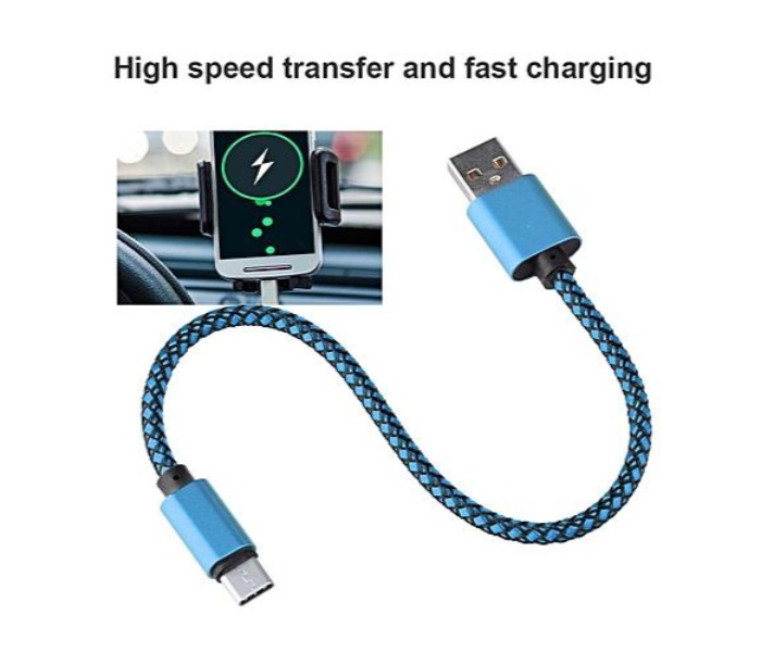 Fast Charging Nylon Type C USB  Data Cable STCAD1 Multicolor - Zoom Image 9