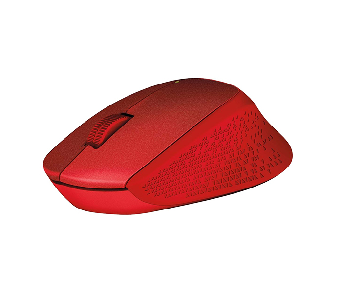 Logitech 910-004911 M330 Silent Plus 2.4GHz Wireless Mouse - Red - Zoom Image 2