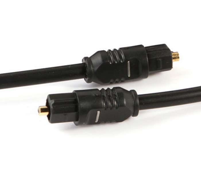 Trands TR-CA8185 Fibre Optic Digital Audio Cable - Black, 2 Meter - Zoom Image 1