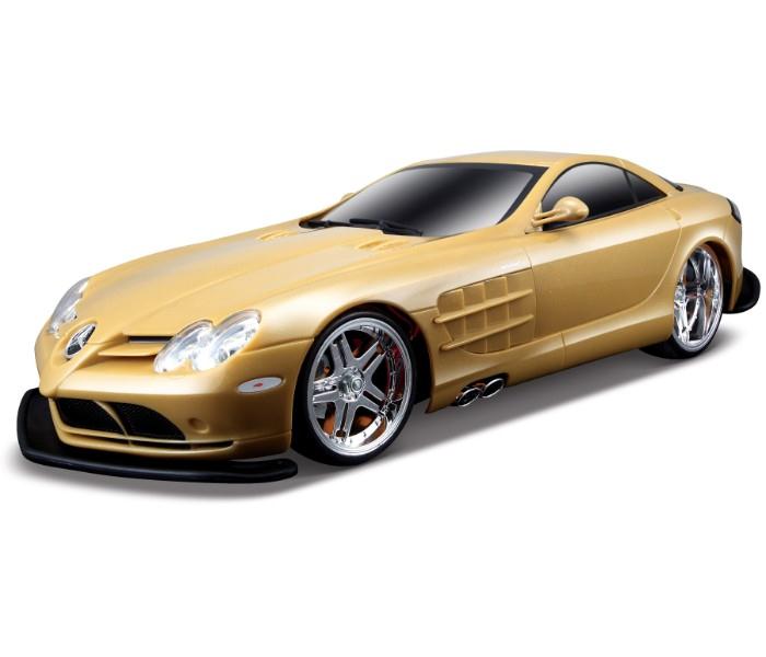 Maisto Tech 81022 RC 1:10 Mercedes Benz SLR McLaren  (2.4 GHz. Ready to run) with Battery and Charger Gold - Zoom Image