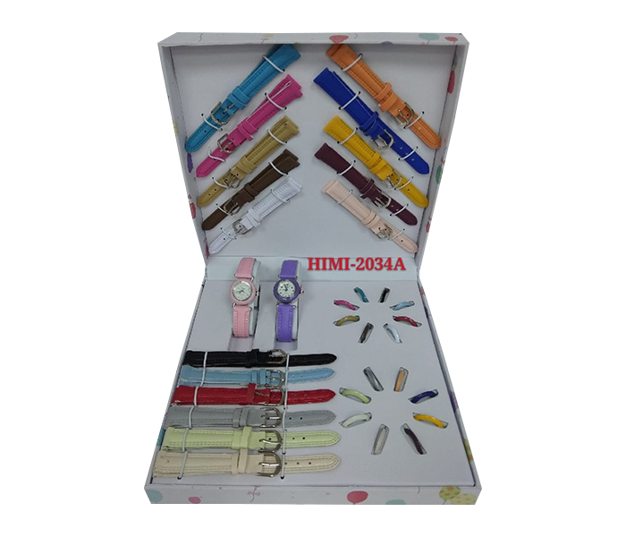 Himi 2034A Color Changeable Strap & Dial Quartz Watch for Women - Zoom Image