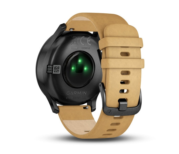 Garmin Vívomove HR Hybrid Smart Watch With Suede Band - Tan - Zoom Image 3