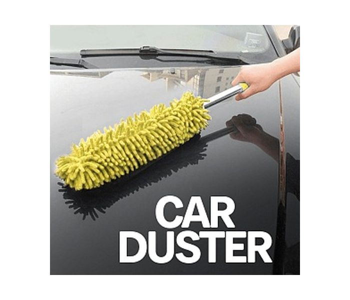 Car Duster with Adjustable, Yellow - Zoom Image 2