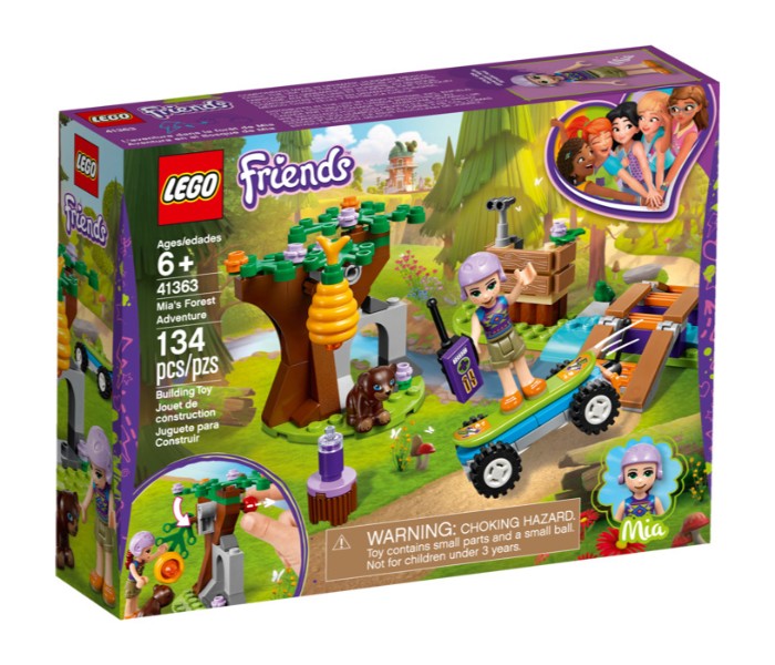 Lego Friends 41363 Mia's Forest Adventure Multicolor - Zoom Image 1