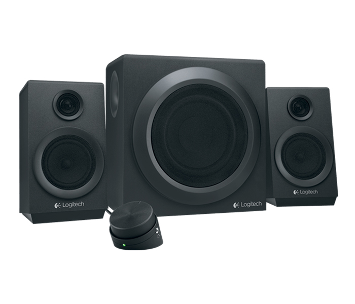 Logitech 980-001201 Z333 Speaker System with Subwoofer UK - Black - Zoom Image 1