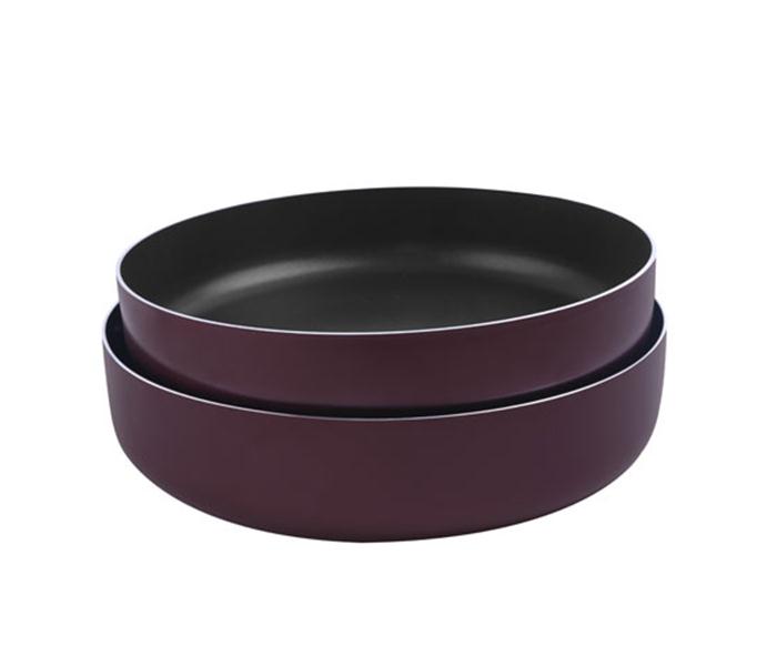 Royalford RF7429 Round Baking Tray Set - Brown, 2 Pieces - Zoom Image 2