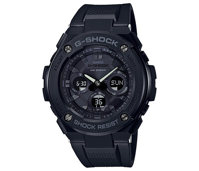 Casio G Shock GST-S300G-1A1DR Mens Analog and Digital Watch Black - Zoom Image