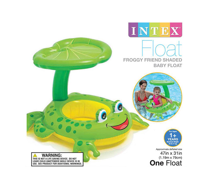 Intex ZX-56584 Froggy Friend Shaded Baby Float - Zoom Image 2