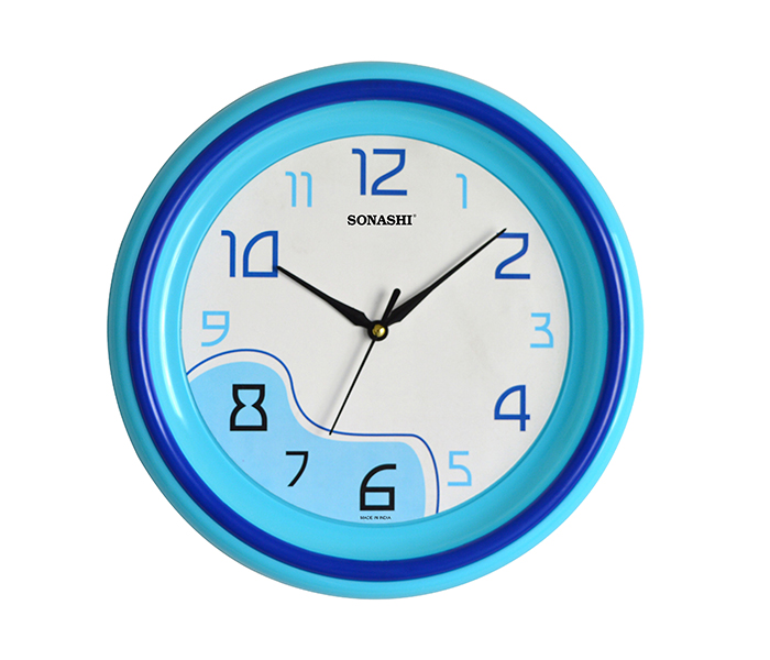 Sonashi SWC-802 Wall Clock, Blue - Zoom Image