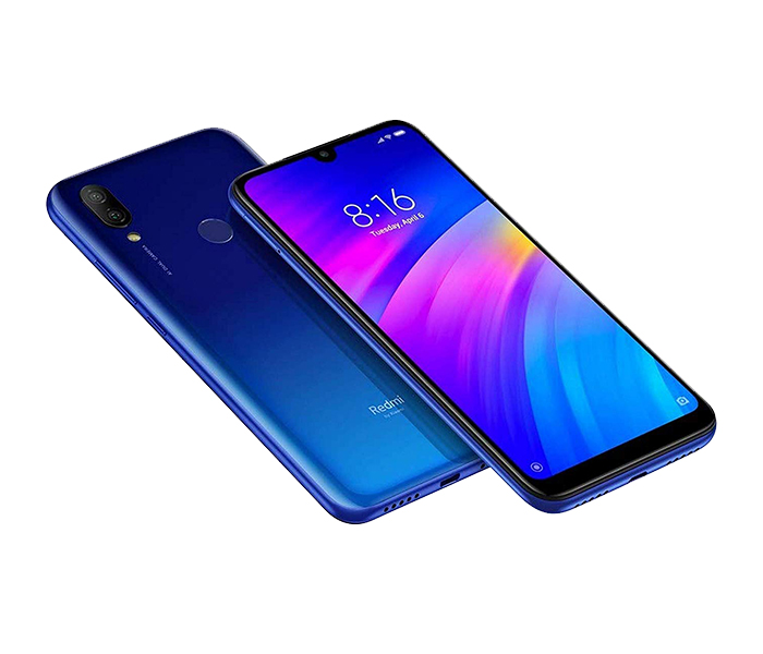 Xiaomi Redmi 7 16GB Storage 2GB RAM Dual SIM 4G Smartphone - Blue - Zoom Image 2