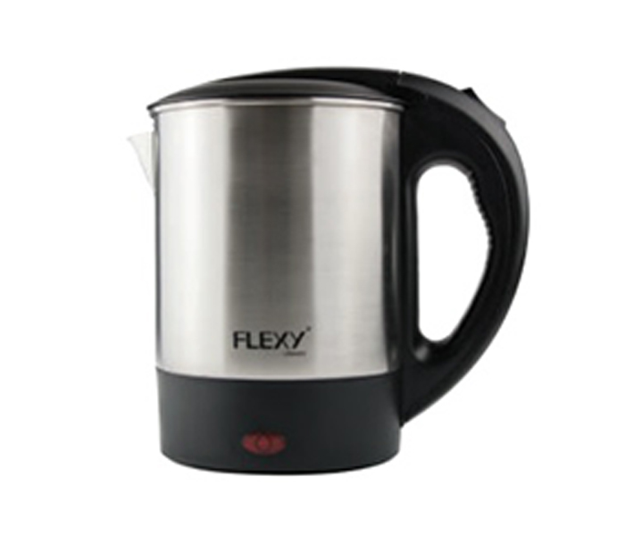 Flexy FLH101SS 1 Litre Plastic Electric Kettle - Silver & Black - Zoom Image