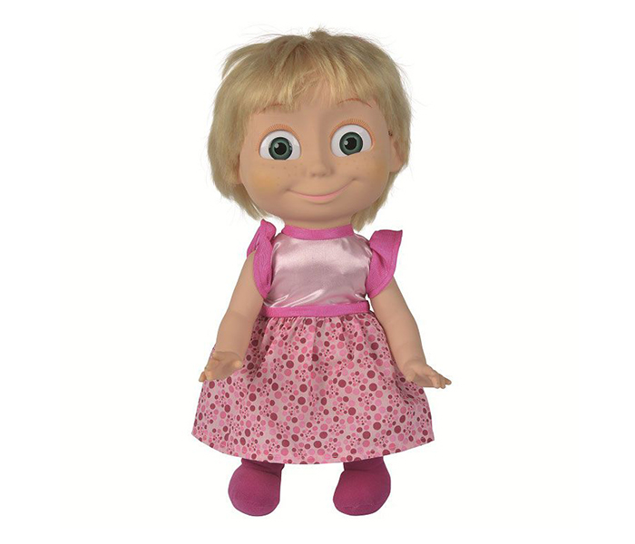 Simba 9307645 50 Cm Masha and The Bear Tickle Me Functional Doll - Pink - Zoom Image 3