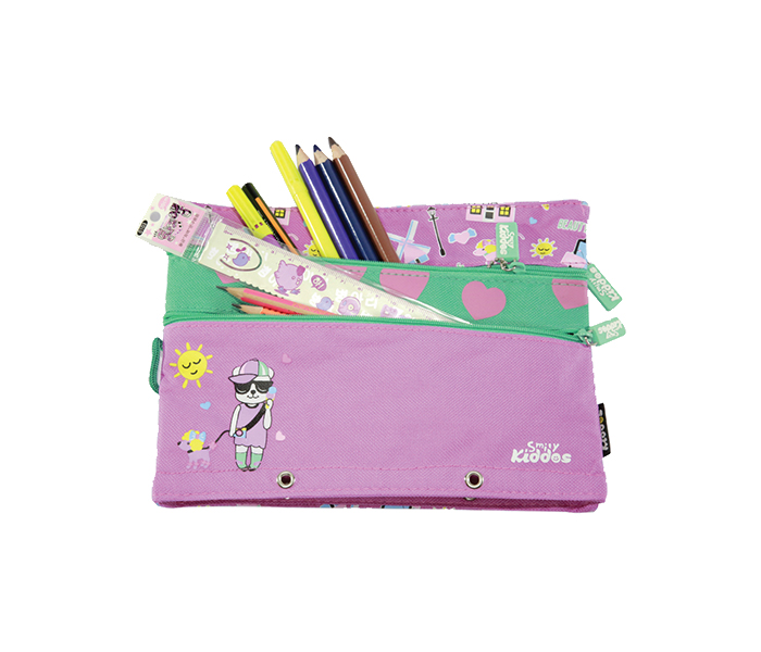 Smily Kiddos SK11003045 Fancy A5 Pencil Case - Purple - Zoom Image 1