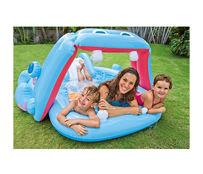 Intex ZX-57150 221 x 188 x 86CM Hippo Pool Play Centre - Zoom Image 2