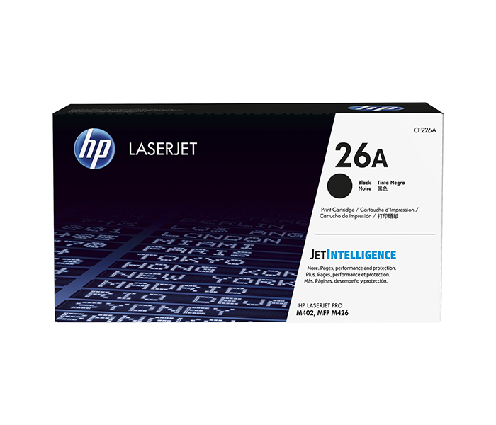 HP 26A Original LaserJet Toner Cartridge - Black (CF226A) - Zoom Image