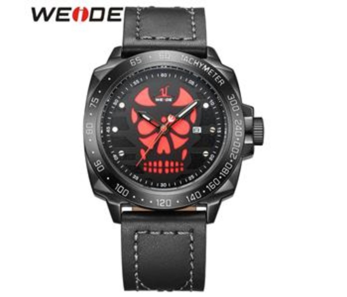 Weide UV 1510LB Mens Analog Watch Black and Red - Zoom Image 4