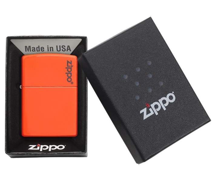 Zippo 28888ZL Classic Lighter Orange - Zoom Image 3