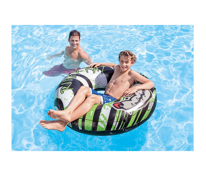 Intex ZX-68209 119 Cm Inflatable River Rat Swim Tube - Green - Zoom Image 1