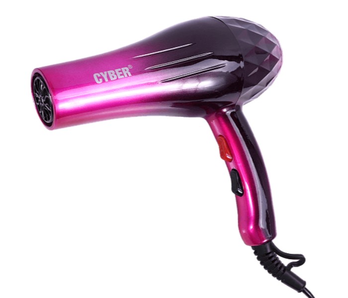 Cyber CYHD-9091 2200W Hair Dryer With Cool Shot Pink and Black - Zoom Image 3